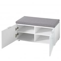 Loftscape Banc d’entrée Gila - Verre - Blanc / Gris -Bancs Soldes Boutique 1000242934 210121 11455600011 DETAILS P000000001000242934