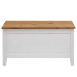 Maison Belfort Coffre Eva - Blanc / Marron 6 Maison Belfort Coffre Eva - Blanc / Marron -Bancs Soldes Boutique 1000243583 210121 14381100015 DETAILS P000000001000243583