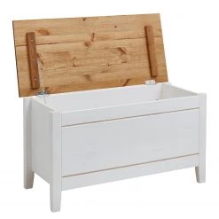 Maison Belfort Coffre Eva - Blanc / Marron 7 Maison Belfort Coffre Eva - Blanc / Marron -Bancs Soldes Boutique 1000243583 210121 14381300016 DETAILS P000000001000243583