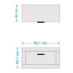 Red Living Banc d’entrée Buzan - Imitation bois recyclé / Anthracite -Bancs Soldes Boutique 1000250946 210827 17032500005 SKETCH DETAILS P000000001000250946 sketch