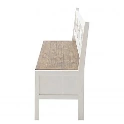 Maison Belfort Banc Balignton - Pin massif - Pin / Blanc -Bancs Soldes Boutique 1000260735 211116 12543200237 DETAILS P000000001000260735