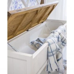 Maison Belfort Banc Balignton - Pin massif - Pin / Blanc -Bancs Soldes Boutique 1000260735 211116 12543200254 DETAILS P000000001000260735