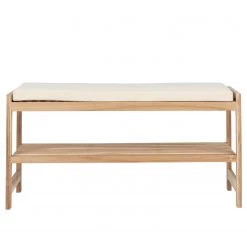 WENKO Banc d’entrée Acina - Acacia massif - Acacia / Blanc -Bancs Soldes Boutique 1000260940 210423 13334400113 DETAILS P000000001000260940