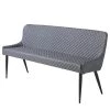 Red Living Banquette Elbi - Imitation cuir / Métal - Gris / Noir -Bancs Soldes Boutique 1000266965 210525 14343000188 IMAGE P000000001000266965