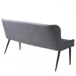 Red Living Banquette Elbi - Imitation cuir / Métal - Gris / Noir -Bancs Soldes Boutique 1000266965 210525 14343000192 DETAILS P000000001000266965