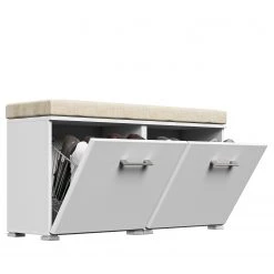 Posseik Banc range-chaussures Elite II - Blanc brillant 11 Posseik Banc range-chaussures Elite II - Blanc brillant -Bancs Soldes Boutique 1000272820 210614 14300000366 DETAILS P000000001000272820