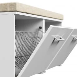 Posseik Banc range-chaussures Elite II - Blanc brillant 13 Posseik Banc range-chaussures Elite II - Blanc brillant -Bancs Soldes Boutique 1000272820 210614 14300000368 DETAILS P000000001000272820