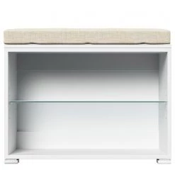 Posseik Banc range-chaussures Elite I - Blanc / Beige 10 Posseik Banc range-chaussures Elite I - Blanc / Beige -Bancs Soldes Boutique 1000272826 210614 14302500398 DETAILS P000000001000272826