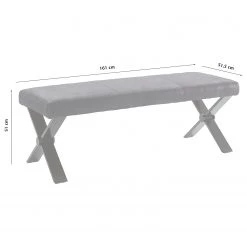 Loftscape Banc Tiller II - Noir - Largeur : 160 cm -Bancs Soldes Boutique 1000281545 210809 12360200151 SKETCH DETAILS P000000001000281545 sketch