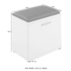 Fredriks Banc d’entrée Chippewa - Blanc -Bancs Soldes Boutique 1000283821 210805 14243300031 SKETCH DETAILS P000000001000283821 sketch