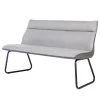 Fredriks Banc Altoona - Tissage à plat / Métal - Gris foncé et gris clair / Noir mat -Bancs Soldes Boutique 1000285153 220617 010 IMAGE P000000001000285153