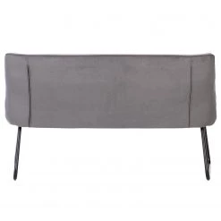 Fredriks Banc Altoona - Tissage à plat / Métal - Gris foncé et gris clair / Noir mat -Bancs Soldes Boutique 1000285153 220617 031 DETAILS P000000001000285153
