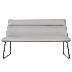Fredriks Banc Altoona - Tissage à plat / Métal - Gris foncé et gris clair / Noir mat -Bancs Soldes Boutique 1000285153 220617 032 DETAILS P000000001000285153