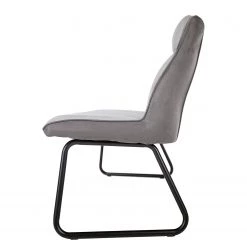 Fredriks Banc Altoona - Tissage à plat / Métal - Gris foncé et gris clair / Noir mat -Bancs Soldes Boutique 1000285153 220617 033 DETAILS P000000001000285153