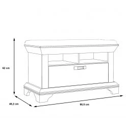 Ridgevalley Banc d’entrée Kimbark - Blanc crème / Imitation pin blanc 13 Ridgevalley Banc d’entrée Kimbark - Blanc crème / Imitation pin blanc -Bancs Soldes Boutique 1000295085 211125 144854000544 SKETCH DETAILS P000000001000295085 sketch