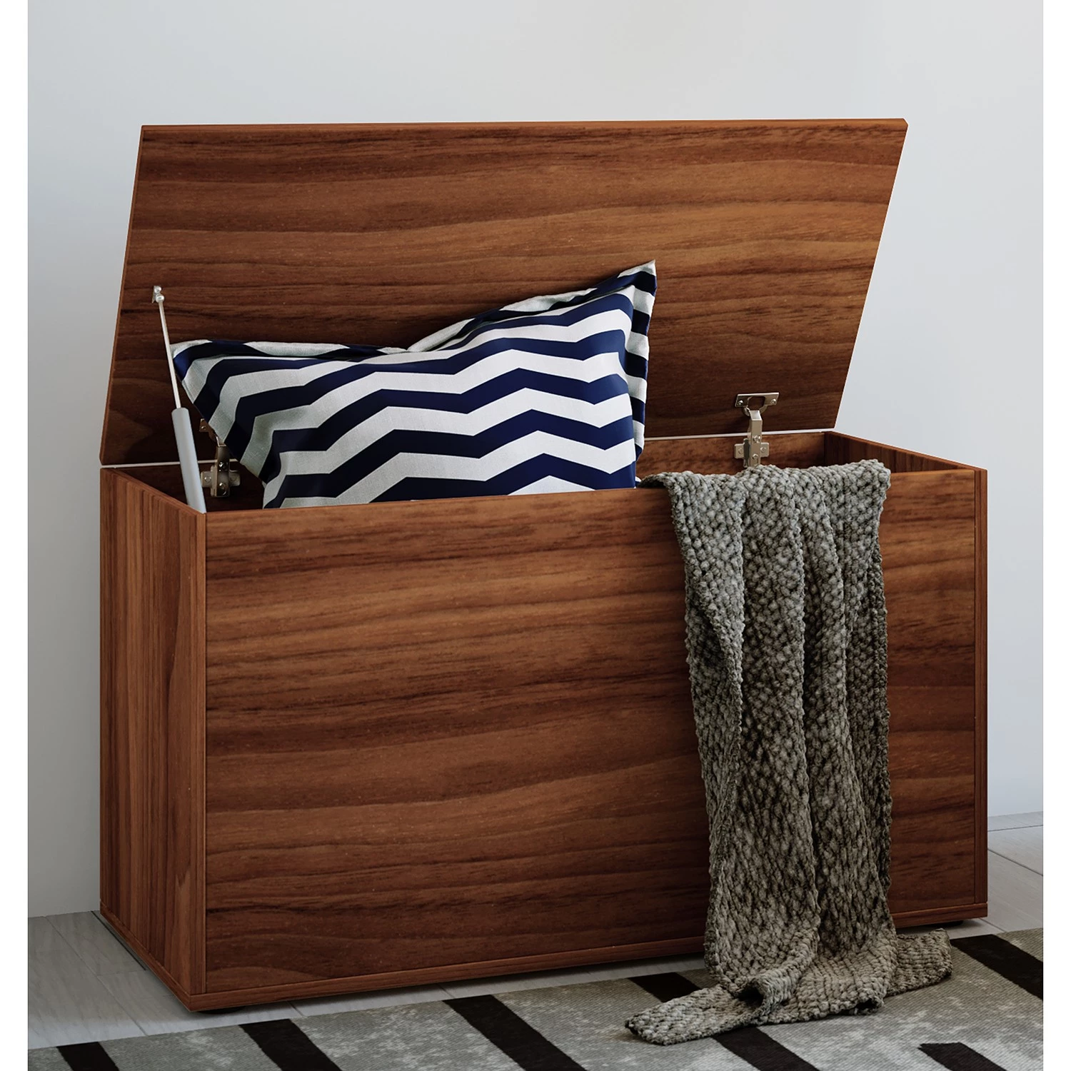 VCM Banc d’entrée Bendola - Imitation noyer 5 VCM Banc d’entrée Bendola - Imitation noyer – Image 3