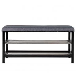 Loftscape Banc d’entrée Paco - Peuplier massif / Métal - Noir / Argenté 19 Loftscape Banc d’entrée Paco - Peuplier massif / Métal - Noir / Argenté -Bancs Soldes Boutique 1000299431 211012 13474300055 DETAILS P000000001000299431