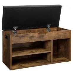 Red Living Banc d’entrée Ucolo - Noir / Marron -Bancs Soldes Boutique 1000329434 220203 1616000040 DETAILS P000000001000329434