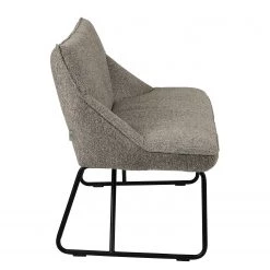 Tom Tailor Banquette Cushion III - Chenille / Métal - Gris minéral - Largeur : 184 cm -Bancs Soldes Boutique 1000346902 220511 035 DETAILS P000000001000346902