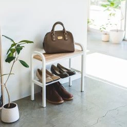 Yamazaki Banc range-chaussures Tower - Métal - Blanc 8 Yamazaki Banc range-chaussures Tower - Métal - Blanc -Bancs Soldes Boutique 1000347244 220505 020 MOOD DETAILS P000000001000347244 mood