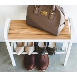 Yamazaki Banc range-chaussures Tower - Métal - Blanc 9 Yamazaki Banc range-chaussures Tower - Métal - Blanc -Bancs Soldes Boutique 1000347244 220505 021 MOOD DETAILS P000000001000347244 mood