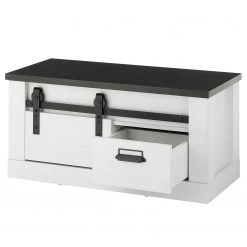 Ridgevalley Banc d’entrée Shutter I - Imitation pin blanc -Bancs Soldes Boutique 1000348687 220505 040 DETAILS P000000001000348687