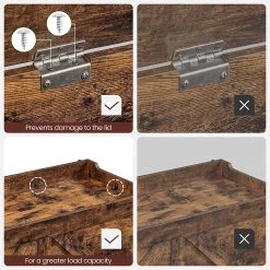 Red Living Banc d’entrée Gowan I - marron -Bancs Soldes Boutique 1000354743 220608 044 DETAILS P000000001000354743