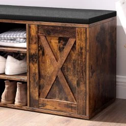 Red Living Banc d’entrée Bronzeville - Anthracite / Marron 16 Red Living Banc d’entrée Bronzeville - Anthracite / Marron -Bancs Soldes Boutique 1000354756 220608 050 DETAILS P000000001000354756