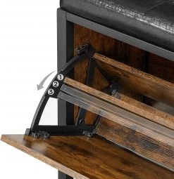 Red Living Banc d’entrée Ennis II - Marron / Noir -Bancs Soldes Boutique 1000354770 220608 060 DETAILS P000000001000354770