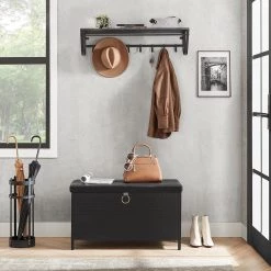 Red Living Banc d’entrée Rodrigo - Noir 13 Red Living Banc d’entrée Rodrigo - Noir -Bancs Soldes Boutique 1000354776 220608 021 MOOD DETAILS P000000001000354776 mood