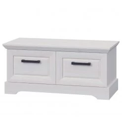 Ridgevalley Banc d’entrée New Dessa - Imitation pin blanc