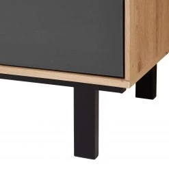 Fashion For Home Banc d’entrée Leox - Graphite / Imitation chêne artisan -Bancs Soldes Boutique 1000364255 220719 050 DETAILS P000000001000364255