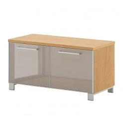 Voss Banc de vestibule Alavere - Taupe / Chêne Bianco