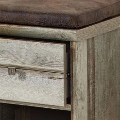 Red Living Banc de vestibule Tapara II (avec coussi - Marron / Gris 12 Red Living Banc de vestibule Tapara II (avec coussi - Marron / Gris -Bancs Soldes Boutique garderobenbank tapara ii braun grau 4383584