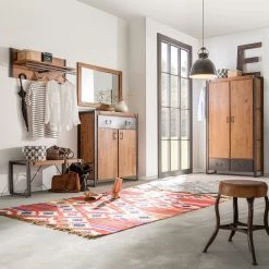 Ars manufacti Banc Manchester II - Acacia massif / Métal -Bancs Soldes Boutique garderobenschrank manchester akazie massiv metall 4877512