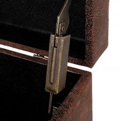 Home Design Coffre Mateo - Imitation cuir Marron -Bancs Soldes Boutique haku 20140213 612150