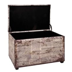 Home Design Coffre Rupert Vintage - Imitation cuir -Bancs Soldes Boutique haku 20140213 612182