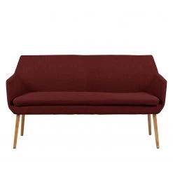 Mørteens Banquette Nicholas II - Rouge foncé -Bancs Soldes Boutique kuechensofa nicholas ii webstoff eiche massiv dunkelrot 5061000