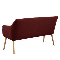 Mørteens Banquette Nicholas II - Rouge foncé -Bancs Soldes Boutique kuechensofa nicholas ii webstoff eiche massiv dunkelrot 5061004