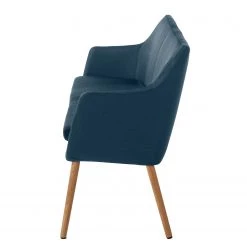 Mørteens Banquette Nicholas II - Bleu jean -Bancs Soldes Boutique kuechensofa nicholas ii webstoff eiche massiv jeansblau 5125448