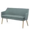 Mørteens Banquette Nicholas II - Gris menthe -Bancs Soldes Boutique kuechensofa nicholas ii webstoff eiche massiv mintgrau 5062820