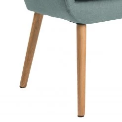 Mørteens Banquette Tilanda - Tissu / Chêne massif - Gris menthe -Bancs Soldes Boutique kuechensofa tilanda webstoff eiche massiv mintgrau 5061652