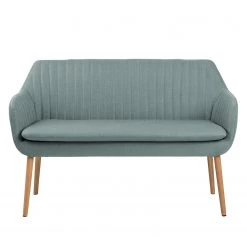 Mørteens Banquette Tilanda - Tissu / Chêne massif - Gris menthe -Bancs Soldes Boutique kuechensofa tilanda webstoff eiche massiv mintgrau 5061656