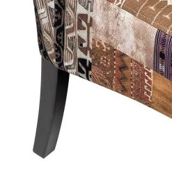 Kare Design Banc capitonné Motley - Hêtre / Textile - Coloré -Bancs Soldes Boutique polsterbank motley buche textil 357537