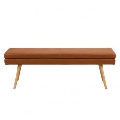 Mørteens Banquette Nicholas I - Cognac vintage -Bancs Soldes Boutique sitzbank nicholas i kunstleder eiche massiv vintage braun 4401752