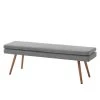 Mørteens Banquette Nicholas - Granit -Bancs Soldes Boutique sitzbank nicholas ii webstoff eiche massiv hellgrau 4682776