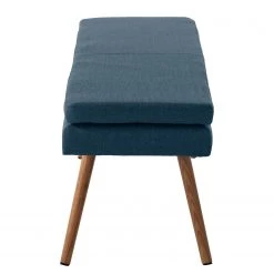 Mørteens Banquette Nicholas - Bleu jean -Bancs Soldes Boutique sitzbank nicholas webstoff eiche massiv jeansblau 5125564
