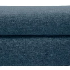 Mørteens Banquette Nicholas - Bleu jean -Bancs Soldes Boutique sitzbank nicholas webstoff eiche massiv jeansblau 5125576
