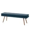 Mørteens Banquette Nicholas - Bleu jean -Bancs Soldes Boutique sitzbank nicholas webstoff eiche massiv jeansblau 5125584