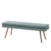 Mørteens Banquette Nicholas - Gris menthe -Bancs Soldes Boutique sitzbank nicholas webstoff eiche massiv mintgrau 5062740
